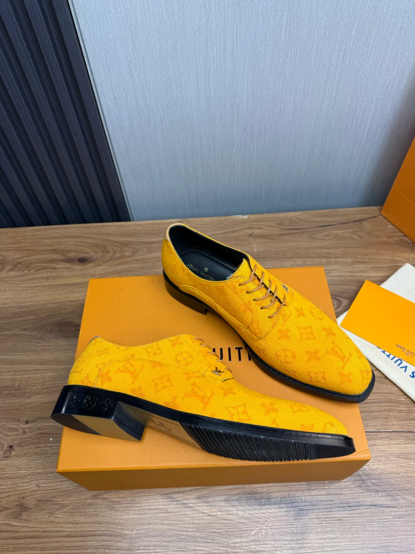 Factory 720💰 LV. Men's business casual leather shoes, all made of imported original brand leather, just to create a more comfortable wearing experience, original non-slip and wear-resistant outsole ✔️16-45 (38.45 non-refundable)